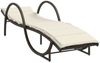 vidaXL Sonnenliegen 2 Stk. mit Tisch Braun Poly Rattan 368264 Bild 4