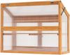 MCombo 2 Etage Anlehngewächshaus 0160, Treibhaus Pflanzenhaus Aufzuchtschrank, höhenverstellbares, aus Holz und Polycarbonat, 37 x 90 x 70 cm Bild 5