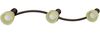 näve LED Deckenspot Mestre, LED wechselbar, Warmweiß, 3er LED Wand-u. Deckenspot, E14, braun, Glasschirm weiß Bild 1