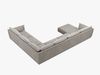 Micadoni Panorama-Ecksofa Kaelle 8-Sitzer Rechts Chenille Over The Horizon Hellgrau Bild 3