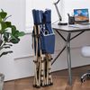 Yaheetech Feldbett Campingbett mit Tragetasche & 2 Seitentasche Gartenliege Klappbett bis 150 kg belastbar, 186 × 66 × 52 cm Bild 3