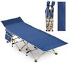 Yaheetech Feldbett Campingbett mit Tragetasche & 2 Seitentasche Gartenliege Klappbett bis 150 kg belastbar, 186 × 66 × 52 cm Bild 2