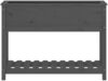 vidaXL Pflanzkübel mit Ablage Grau 111,5x34,5x81 cm Massivholz Kiefer 823768 Bild 5
