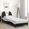 vidaXL Bett "Viana" mit Matratze Schwarz und Weiß 80x200 cm Kunstleder 3208759 Bild 3