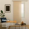 Dekoschal Microfaser - Blickdichter Flächenvorhang Beige mit Technik Bild 4