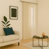 Dekoschal Microfaser - Blickdichter Flächenvorhang Beige mit Technik Bild 5