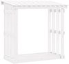 vidaXL Kaminholzregal Weiß 108x64,5x109 cm Massivholz Kiefer 822428 Bild 2