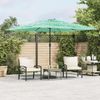Sonnenschirm, Terrassenschirm mit Stahlmast Grün 290x290x238 cm Bild 2