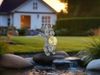 LED Solarleuchte, Drache mit Glaskugel, grau, H 27,5 cm Bild 4