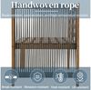 Flieks Gartenlounge-Set, 7-Sitzer Gartenmöbel Essgruppe Sitzgruppe Seil mit Akazienholz Tisch Bild 2