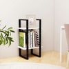 Bücherregal | Standregal 2 Böden Weiß 40x30x70 cm Massivholz Kiefer Bild 3