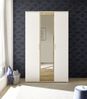 Kleiderschrank >Hanau< (BxHxT: 120x196x54 cm) in Weiß / Artisan Eiche Bild 2