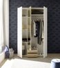 Kleiderschrank >Hanau< (BxHxT: 120x196x54 cm) in Weiß / Artisan Eiche Bild 4
