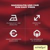 Schlafgut 'Easy' Spannbettlaken, MADE IN GREEN by OEKO-TEX®, Gummizug: rundum, Jersey Elasthan, Red Deep, S 90x190 cm - 100x220 cm Bild 2