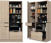 Küchenbuffet >Fumay 11< in Eiche /Beton - 100x186x45cm (BxHxT) Bild 2