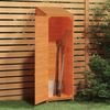 vidaXL Geräteschuppen Braun 55x52x174,5 cm Massivholz Tanne 152189 Bild 3