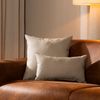Bronx71 Kissen Hilda Stoff taupe 45x45 cm Bild 2