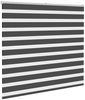 vidaXL Doppelrollo Schwarz 155x100 cm Stoffbreite 150,9 cm Polyester 4014220 Bild 3