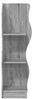 vidaXL Eckregal mit Regal Graues Sonoma 34 x 33 x 102 cm Holzwerkstoff 899942 Bild 4