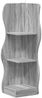 vidaXL Eckregal mit Regal Graues Sonoma 34 x 33 x 102 cm Holzwerkstoff 899942 Bild 2
