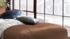 KAWOLA Sofa LOLA Ecksofa Leder braun mit motorischer Relaxfunktion Recamiere rechts 82 x 178 x 233 cm Bild 4