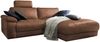 KAWOLA Sofa LOLA Ecksofa Leder braun mit motorischer Relaxfunktion Recamiere rechts 82 x 178 x 233 cm Bild 3