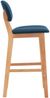 vidaXL Barhocker 2 Stk. Blau Stoff [289371] Bild 4