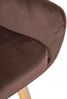 CLP 2er Set Barhocker Grant Samtbezug Gestell aus Buchenholz bis 150 kg,coffee Bild 5