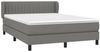 vidaXL Boxspringbett mit Matratze Dunkelgrau 140x200 cm Stoff 3126406 Bild 3