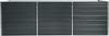 Metall Blumenbeet Hochbeet 240x80x77 cm Grau Pflanzbeet Gemüsebeet Pflanzkasten Bild 3