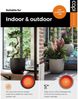 Capi Blumentopf Nature Rib Quadratisch 30x30 cm Elfenbein KOFI902 424208 Bild 5