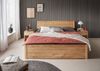 Doppelbett mit Bettkästen 180x200cm 'Marleen' Wildeiche massiv geölt Bild 3