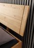 Doppelbett mit Bettkästen 180x200cm 'Marleen' Wildeiche massiv geölt Bild 4