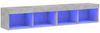 vidaXL TV-Schränke mit LED-Leuchten 2 Stk. Betongrau 80x30x30 cm 837148 Bild 2