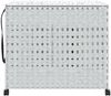 vidaXL Wäschekorb mit Rollen Weiß 66x35x60 cm Rattan 372048 Bild 3