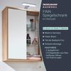 FACKELMANN FINN Spiegelschrank 60 cm breit, Braun hell Bild 2