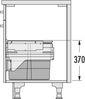 Hailo Abfallsorter Hailo 3610861 AS Cargo 600 13/13/13/13/D / 60 cm Schrankbreite / Abfalltrennsystem Bild 4