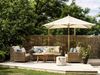 Gartensofa Sandkorn mit Kissen aus Kunst-Rattan, klassisch, beige, für 2–3 Personen, Brafab Bild 3
