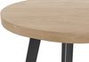 Esszimmertisch rund 140 cm Akazienholz naturfarben schwarz SOPHIA 134963640 Bild 3