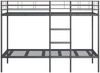 vidaXL Etagenbett ohne Matratze Schwarz 90x190 cm Stahl 42000321 Bild 5