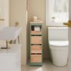 SoBuy BZR54-II-GR Badunterschrank, MDF, Lackiert, Grün, 65 x 82 x 23 cm Bild 4
