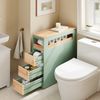 SoBuy BZR54-II-GR Badunterschrank, MDF, Lackiert, Grün, 65 x 82 x 23 cm Bild 5