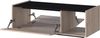 Germania Couchtisch 1300-627 GW-Cantoria, in Eiche/Schwarz, mit zwei Klappen, 112 x 37 x 53 cm (BxHxT) Bild 3