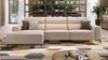 Sofanella Ecksofa TERAMO Ledersofa Eckgarnitur Eckcouch in Weiß S: 260 Breite x 101 Tiefe Bild 3