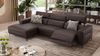 Sofanella Ecksofa TERAMO Ledersofa Eckgarnitur Eckcouch in Weiß S: 260 Breite x 101 Tiefe Bild 4