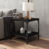 vidaXL Beistelltische 2 Stk. Schwarz 40x40x40 cm Holzwerkstoff 819378 Bild 4