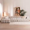 Bronx71 Ecksofa Luca XL Chenille sand links Bild 2