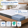 ARENSBERGER ANNA, Gelschaum Matratze 90x190 cm – 13 cm NANOCELL® Gel-Schaum – H3 Härtegrad – Atmungsaktiv – Abnehmbarer Bezug 240g/m² Bild 2
