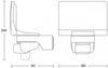 Steinel LED-Außenstrahler XLED home 2 XL S anthrazit, 19,3 W Flutlicht, 180° Bewegungsmelder, 10 m Reichweite, 3000 K Bild 3
