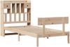 vidaXL Massivholzbett mit Regal ohne Matratze 90x200 cm Kiefer 3321828 Bild 3
